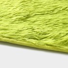 Набор ковриков для ванной и туалета Доляна «Пушистик», 2 шт, 40×50 см, 50×80 см, цвет зелёный - Фото 3