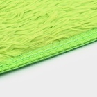 Коврики для ванной и туалета Доляна «Пушистик», 2 шт.: 40×50 см, 50×80 см, цвет зелёный - Фото 3