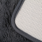 Набор ковриков для ванной и туалета Доляна «Пушистик», 2 шт, 40×50, 50×80 см, цвет серый - Фото 3