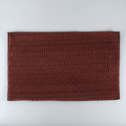 Коврик для ванной Доляна «Букли», 50×80 см, цвет коричневый - Фото 1