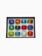 Кольцо «Муранское стекло» вкрапления, цвет МИКС (комплект 12 шт) - фото 39631920