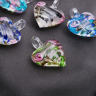 Кулон "Муранское стекло" сердце малое, цвет МИКС, 45 см - Фото 2