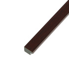 Багет пластиковый 16 мм х 11 мм х 2.9 м (ШхВхД), CD 1611–84, тёмно–коричневый - Фото 2