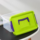 Контейнер для хранения, 4 л, 29×19×13 см, с крышкой, салатовый - Фото 4