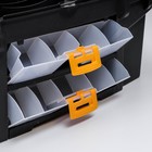 Ящик для инструментов «Уран 21», с двумя консолями и коробками - Фото 6