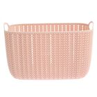 Корзина для хранения «Вязание», 7 л, 17×19×29 см, цвет розовый - Фото 2