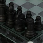 Игра настольная «Шахматы», стеклянные, доска прозрачная, 24х24 см УЦЕНКА - Фото 4