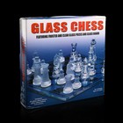 Игра настольная «Шахматы», стеклянные, доска прозрачная, 24х24 см УЦЕНКА - Фото 6