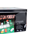 УЦЕНКА Набор для игры в покер, 2 колоды карт, 200 фишек, сукно 60×90 - Фото 16