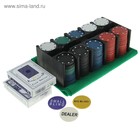 УЦЕНКА Набор для игры в покер, 2 колоды карт, 200 фишек, сукно 60×90 - Фото 10