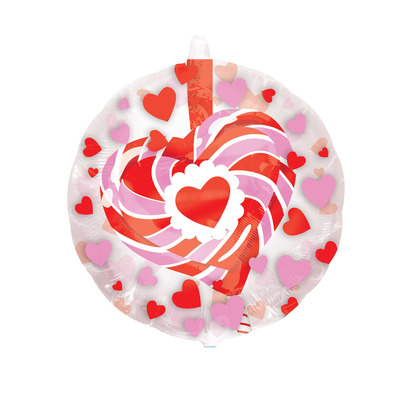 Шары воздушные фольгированные 24" «Сердце», шар в шаре