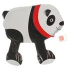Шар фольгированный 24" Панда с бантом красным, ходит - Фото 2