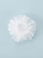 Бант для волос на резинке «Школьница», волна жемчуг, d=9 см, белый  (артикул 2297199)  большой выбор товаров оптом и в розницу по низким ценам с доставкой