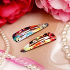 Невидимка для волос "Яркая" (набор 10 шт) 4,8 см пальмы - Фото 1