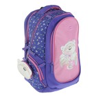 Рюкзак школьный эргономичная спинка для девочки Proff 38*29*18 Fizzy Moon, сиреневый/розовый FM17-BP-08 - Фото 2