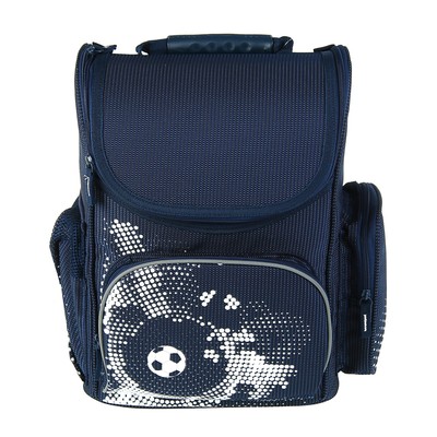 Ранец_ Стандарт Proff 35*28*16 мал Football, синий MB17-SAT-03-01