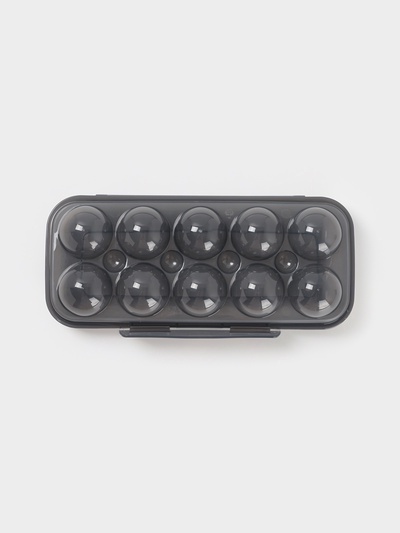 Контейнер для хранения яиц IDEA, 10 ячеек, 26.5×11.5×7 см, пластик, МИКС