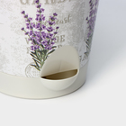 Горшок для цветов с прикорневым поливом «Ника Деко. Лаванда», 800 мл - Фото 2