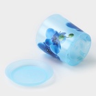 Горшок для орхидей с поддоном IDEA «Деко», 1.2 л, пластиковый, голубой - Фото 5