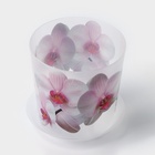 Горшок для орхидей с поддоном IDEA «Деко», 1.2 л, пластиковый, белый - Фото 11