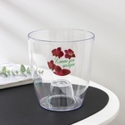 Кашпо для орхидей IDEA, 2 л, пластик, прозрачное - Фото 6