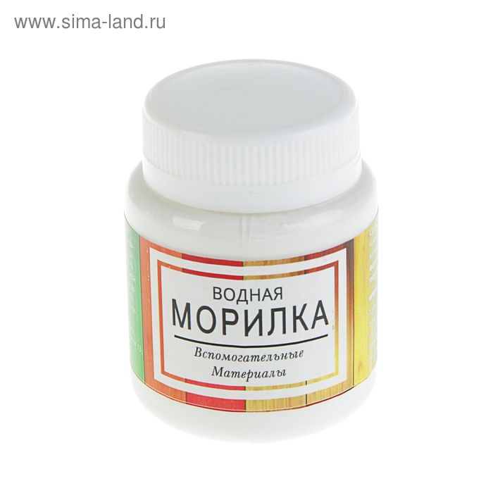Морилка на водной основе WizzArt, 80 мл, белая, морозостойкий - Фото 1