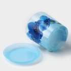 Горшок для орхидей с поддоном IDEA «Деко», 2.4 л, пластиковый, голубой - Фото 5