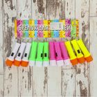 Фонарик свет на кольце "Ступени" CX-B52 МИКС 9,5х2,5х2,5 см (комплект 12 шт) - фото 20726096