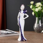 Сувенир керамика "Леди Катрин в платье с бантом на плече" 22х7х5 см - Фото 1