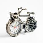 Часы - будильник настольные "Велосипед", дискретный ход, d-7 см, 13.5 х 18.5 см, АА - Фото 2
