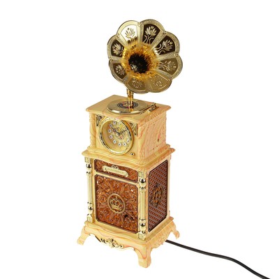 Часы - светильник «Меломан», кварцевые, будильник, 43×16×15 см