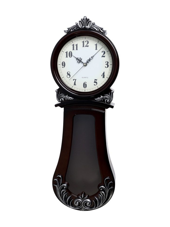 УЦЕНКА Часы настенные интерьерные «Вуаль», серия: Маятник, кварцевые, 37×10×93 см, от батареек 2×АА - Фото 1