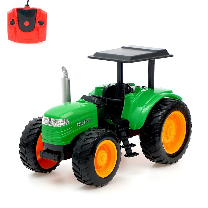 Трактор радиоуправляемый «Фермер», работает от аккумулятора, световые эффекты, цвета МИКС - фото 1908319854