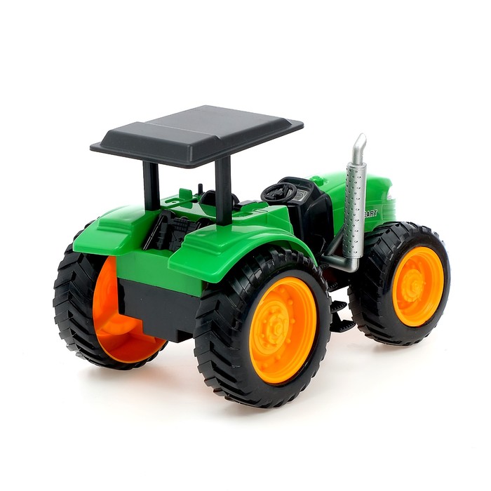 Трактор радиоуправляемый «Фермер», работает от аккумулятора, световые эффекты, цвета МИКС - фото 1908319856