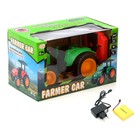 Трактор радиоуправляемый «Фермер», работает от аккумулятора, световые эффекты, цвета МИКС - фото 9944645
