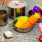 Набор металлической посуды «Повар», 16 предметов - фото 9489731