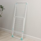 Сушилка для белья напольная складная, рабочая длина 18 м, высота от пола 95 см, ширина 54 см, белая - Фото 11