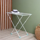 Сушилка для белья напольная складная, рабочая длина 18 м, высота от пола 95 см, ширина 54 см, белая - Фото 3