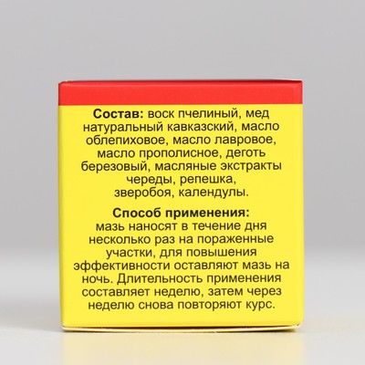 Мазь монастырская «От псориаза», 25 мл