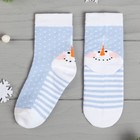 Носки детские «Снеговик» 18-20 см, 7-9 лет, 80% хл.,17% п/э, 3% эл. - Фото 3
