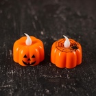 Свеча светодиодная «Тыковка Хэллоуина», МИКС - Фото 3