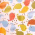 Пелёнка детская на непромокаемой основе, 65х50 см, рисунок птички - Фото 3