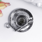Декор металл для творчества "Чашка на блюдце с ложкой" (А15423) 2,2х2,5 см - Фото 2