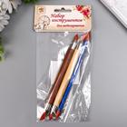 Инструменты для моделирования и придания формы, набор 3 шт., с резиновыми наконечниками, 16 см - Фото 5