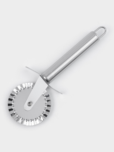 Нож для теста и пиццы Доляна «Металлик», 20 см, серебристый