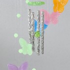 Музыка ветра пластик "Бабочки" светятся в темноте 4 трубочки + 11 фигурок 67 см МИКС - фото 9902557