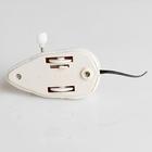 Мышь заводная, 7 см, белая - Фото 4