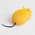 Мышь заводная, 7 см, жёлтая - Фото 3