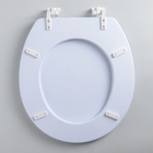Сиденье для унитаза с крышкой «Аквариум», 40×37 см, мягкое - Фото 3