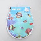 Сиденье для унитаза с крышкой «Аквариум», 40×37 см, мягкое - Фото 6